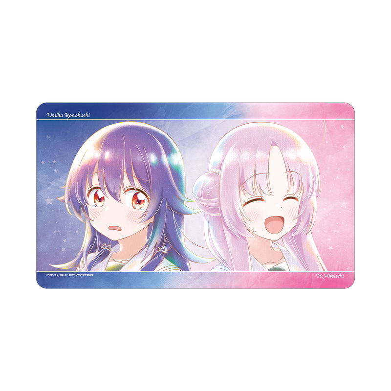 Stardust Telepath Konohoshi Umika & Akeuchi Yu Ani-Art Aqua Label Multi Desk Mat image 1