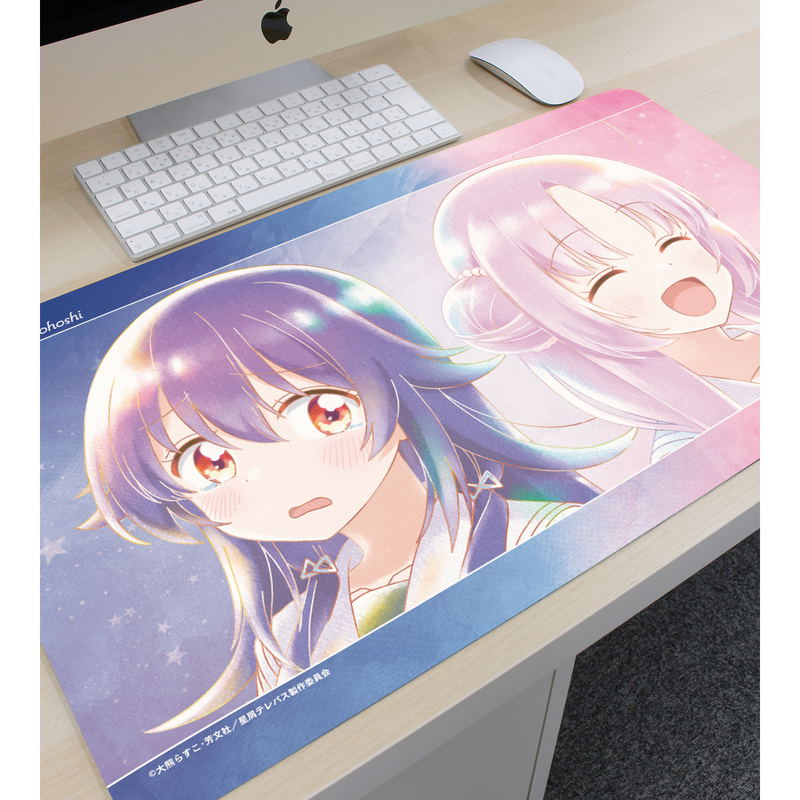 Stardust Telepath Konohoshi Umika & Akeuchi Yu Ani-Art Aqua Label Multi Desk Mat image 3