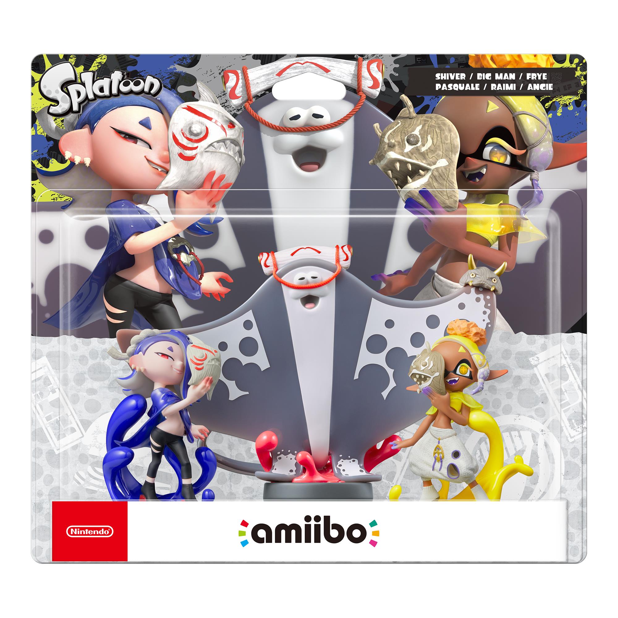amiibo Splatoon Series Figure Triple Pack (Shiver / Frye / Big Man 