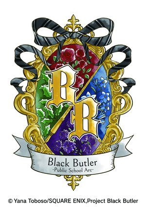 Black Butler Public School Arc T-shirt Motif_