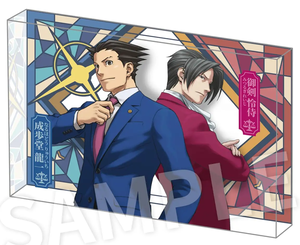 Fanthful Ace Attorney Series FP011PWAA2024 Acrylic Block Stand (Naruhodo & Mitsurugi)_