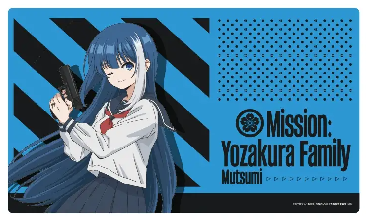 Mission: Yozakura Family Original Illustration Rubber Mat Yozakura Mutsumi Sign