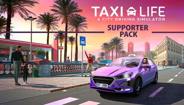 Taxi Life: A City Driving Simulator - Supporter Pack (DLC) <span class="ext" style="background-color: #B0000F; color: #FFFFFF;">DLC</span> <span class="ext" style="background-color: #2a475e; color: #FFFFFF;">STEAM</span> <span class="ext ext_digital">digital</span> image 1