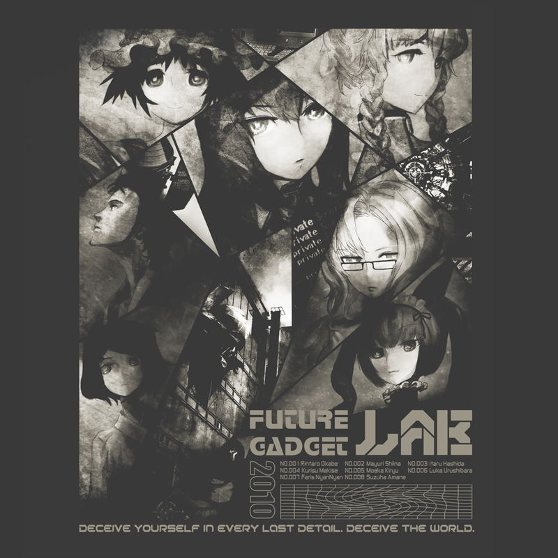 Steins;Gate Visual T-shirt (Sumi | Size L) image 2