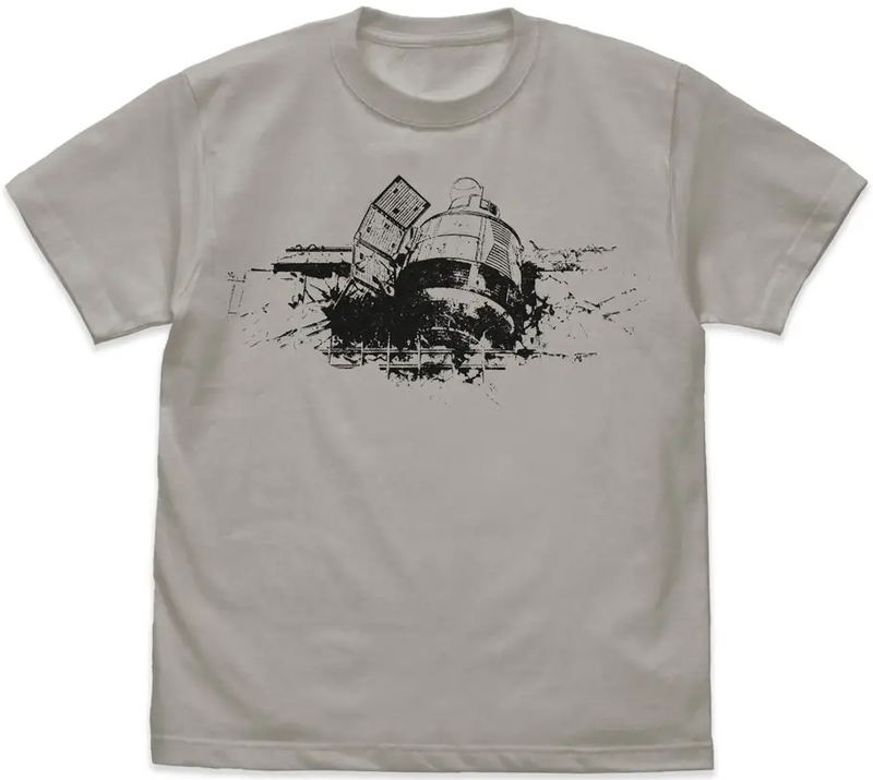 Steins;Gate - Time Machine Clash T-shirt (Light Gray | Size M) image 1