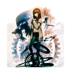 Steins;Gate - Makise Kurisu Full Graphic T-shirt (White | Size M)_