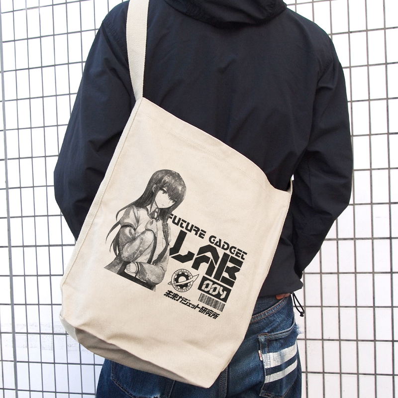 Steins;Gate - Lab Men Number 004 Kurisu Shoulder Tote Bag (Natural) image 2
