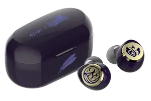 Aviot x The Idolmaster Shiny Colors (Night Fall Model / Black) Wireless Earphone_