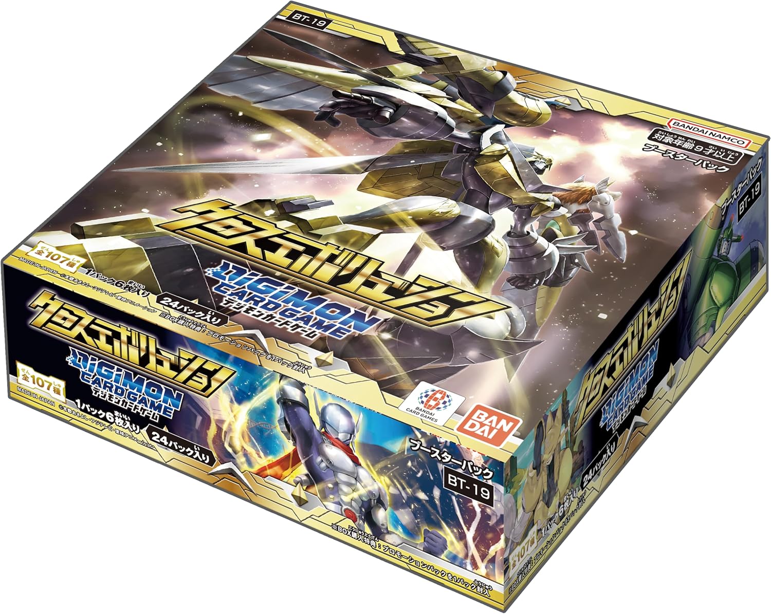 Digimon Card Game Booster Pack Cross Evolution BT-19 (Set of 24 Packs)