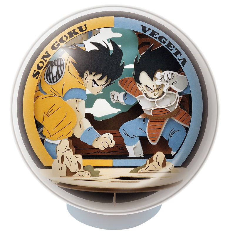Dragon Ball Z Paper Theater -Ball- PTB-15X Son Gokou VS Vegeta image 1