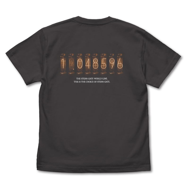 Steins;Gate - Divergence Meter T-shirt (Sumi | Size M) image 2