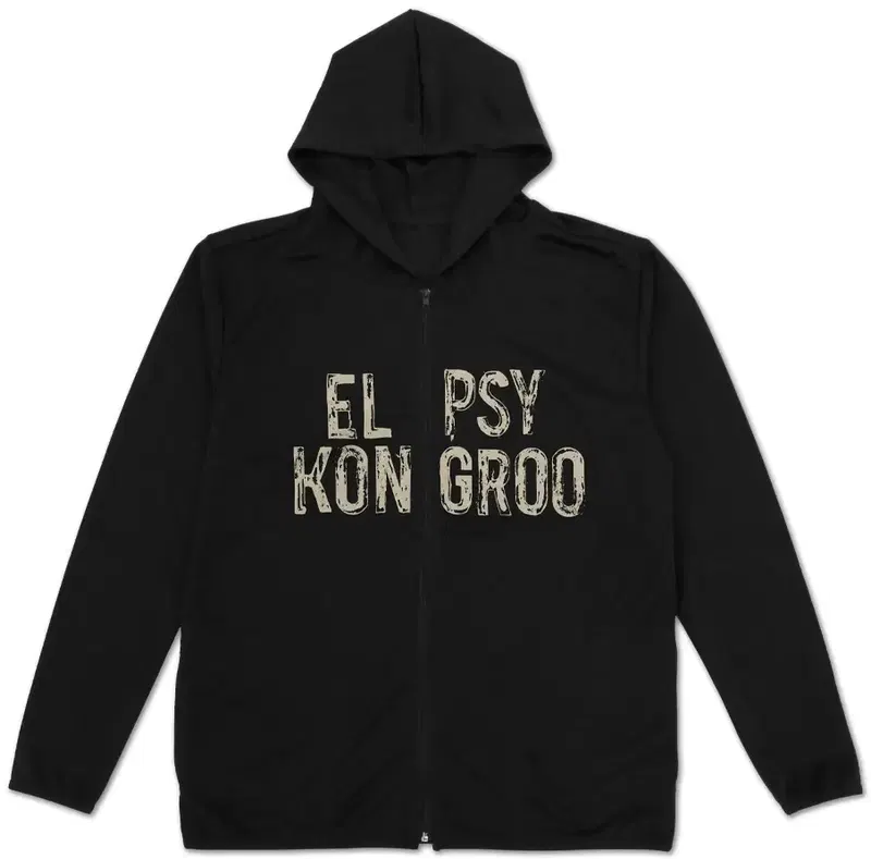 Steins;Gate - El Psy Kongroo Thin Dry Hoodie (Black | Size M) image 1