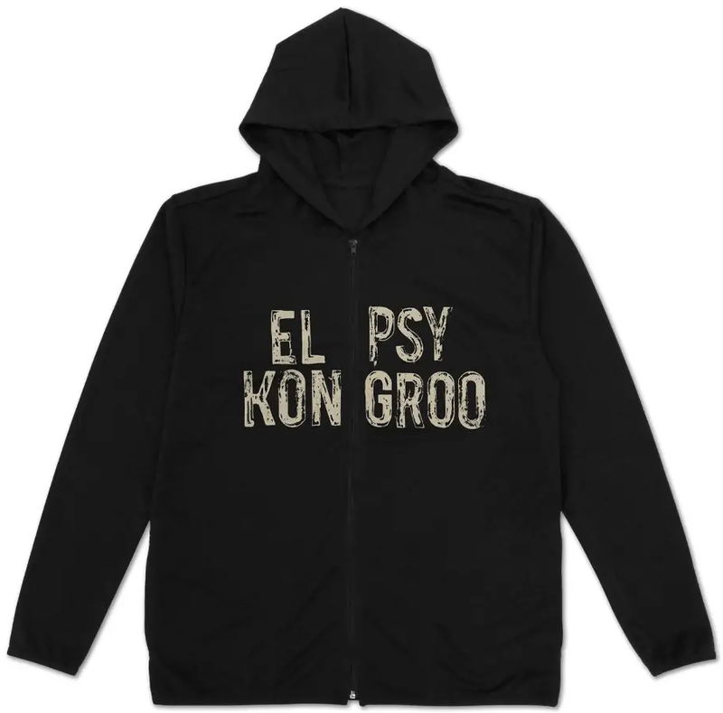 Steins;Gate - El Psy Kongroo Thin Dry Hoodie (Black | Size XL) image 1