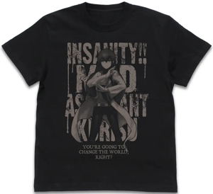 Steins;Gate - Hououin Kurisu T-shirt (Black | Size L)_