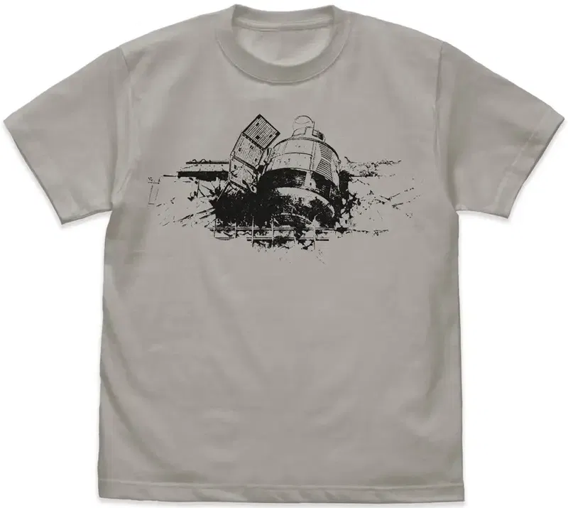 Steins;Gate - Time Machine Clash T-shirt (Light Gray | Size S) image 1