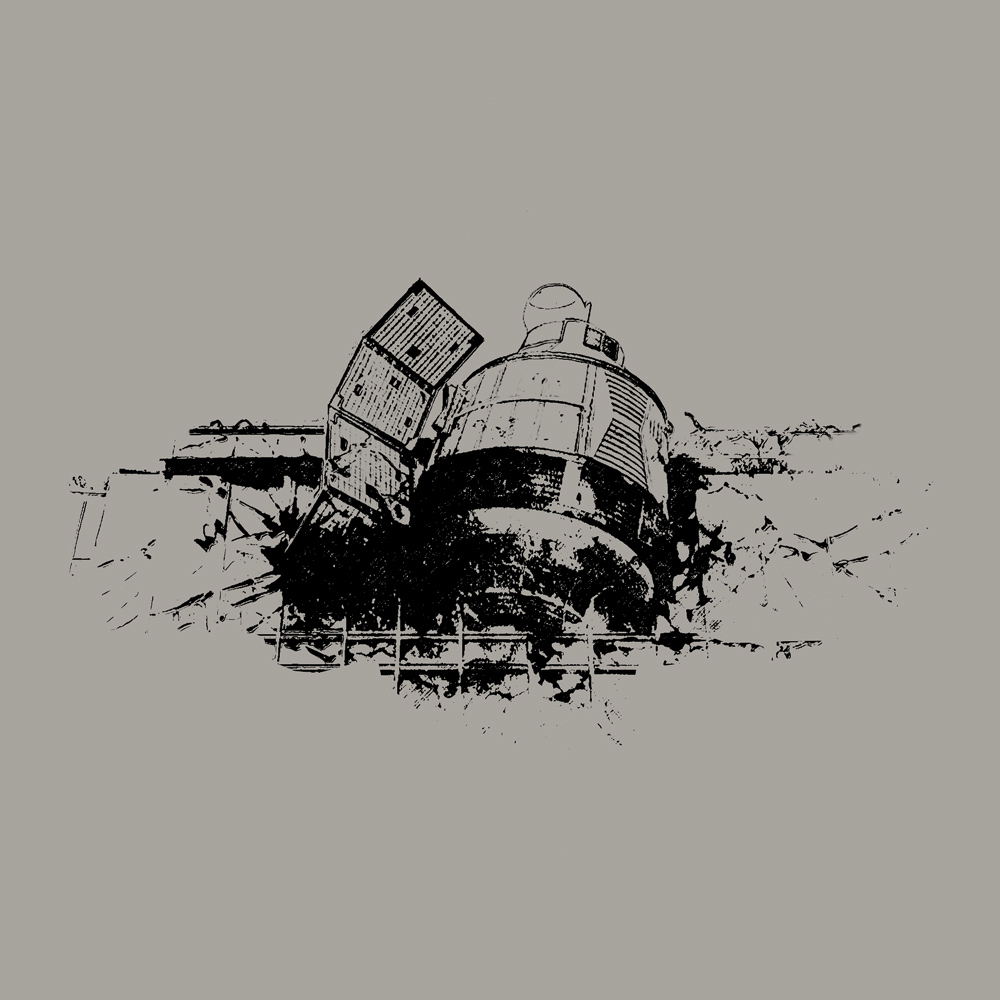 Steins;Gate - Time Machine Clash T-shirt (Light Gray | Size XL)