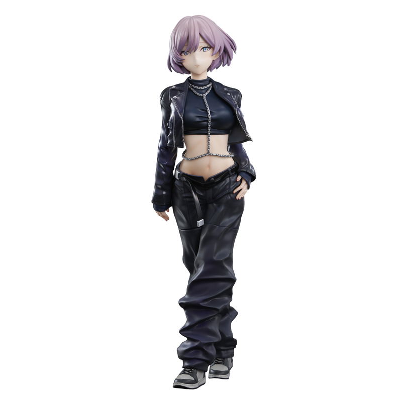 Gridman Universe Pre-Painted Figure: Zozo Black Collection Mujina image 1