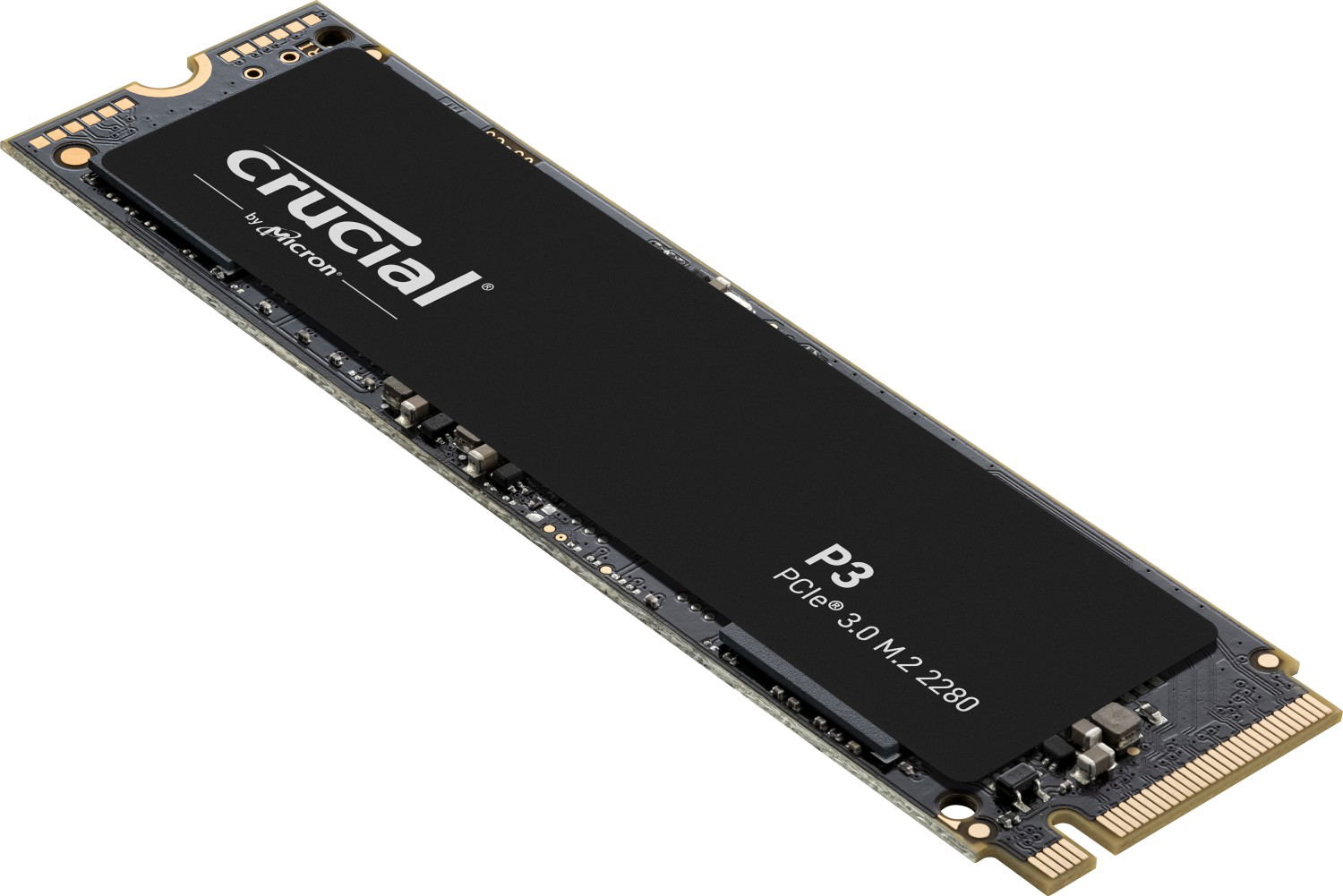 内蔵型SSD Crucial P3 2000GB NVMe M.2 2280 SSD Crucial P3 SSD, M.2 2280 / M-Key / PCIe 3.0 x4 (500GB) for Laptop