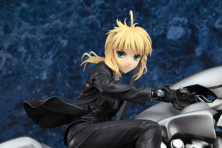 Fate/Zero 1/8 Scale Pre-Painted Figure: Saber & Saber Motored