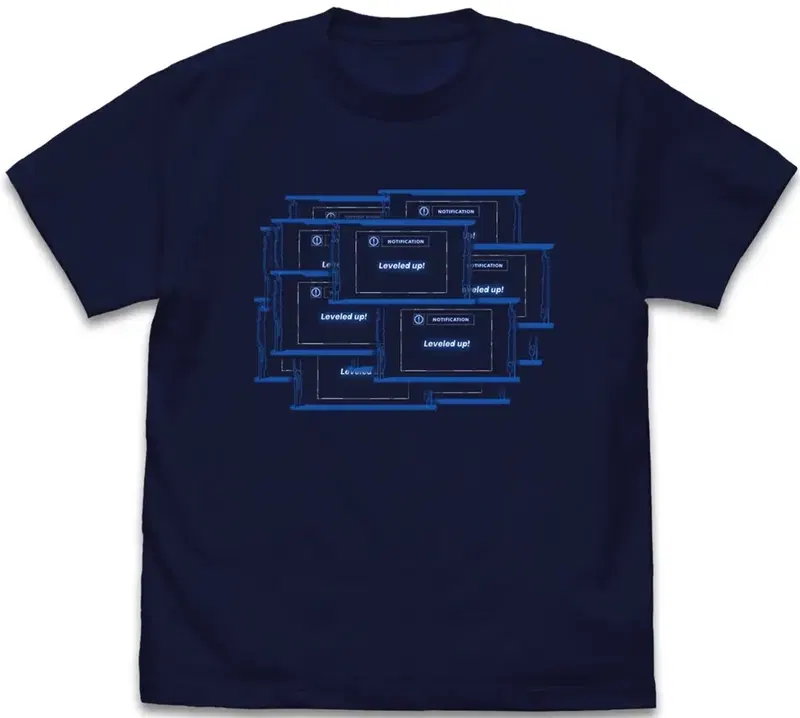 Solo Leveling - Only I Level Up T-shirt (Navy | Size S) image 1
