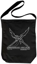 Solo Leveling - Kasaka's Poison Fang Night Killer Shoulder Tote Bag (Black) thumbnail 1
