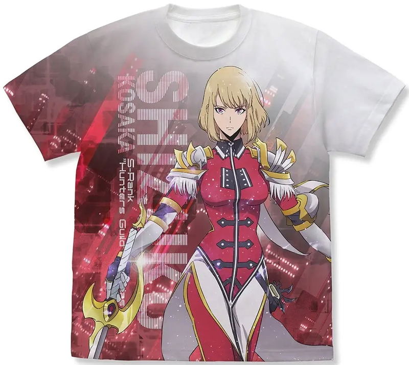 Solo Leveling - Shizuku Kosaka Full Graphic T-shirt (White | Size M) image 1