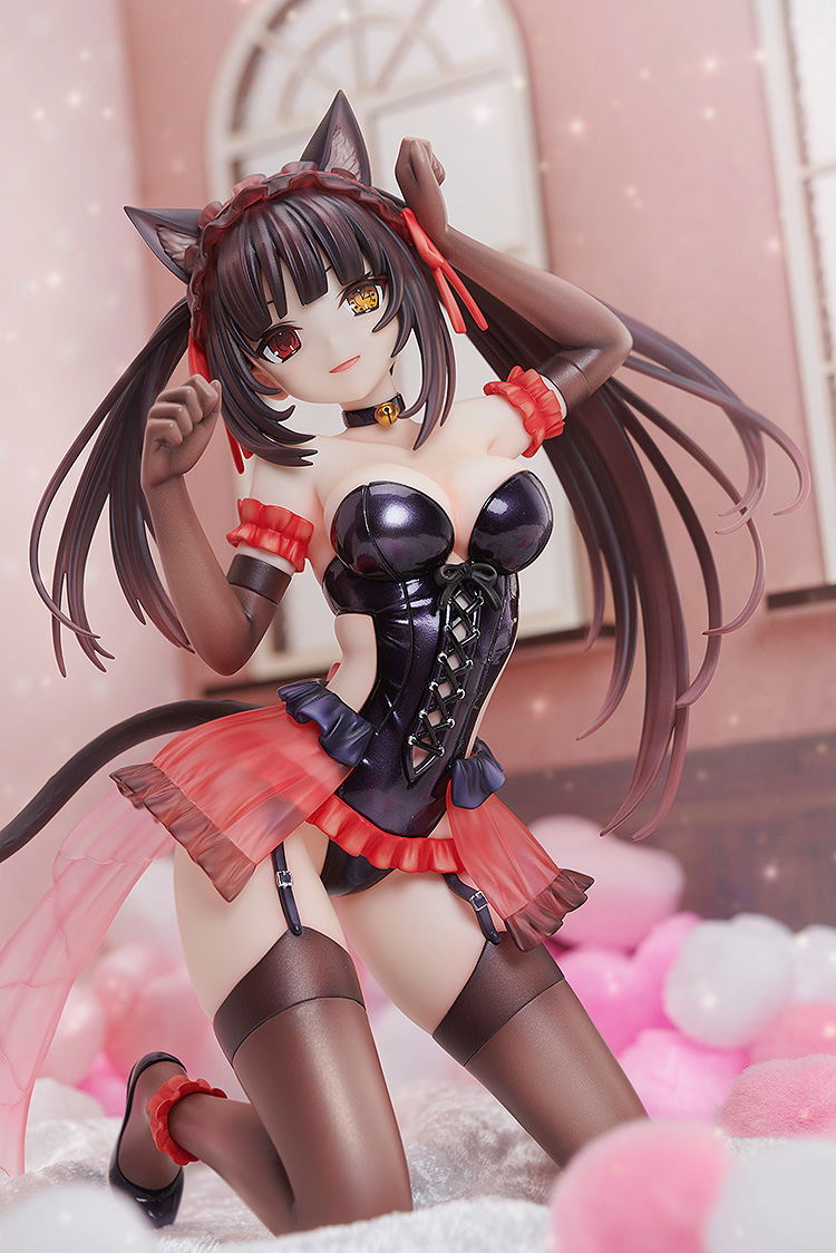 Date A Bullet 1/7 Scale Pre-Painted Figure: Light Novel Tokisaki Kurumi Cat Ears Ver. image 9