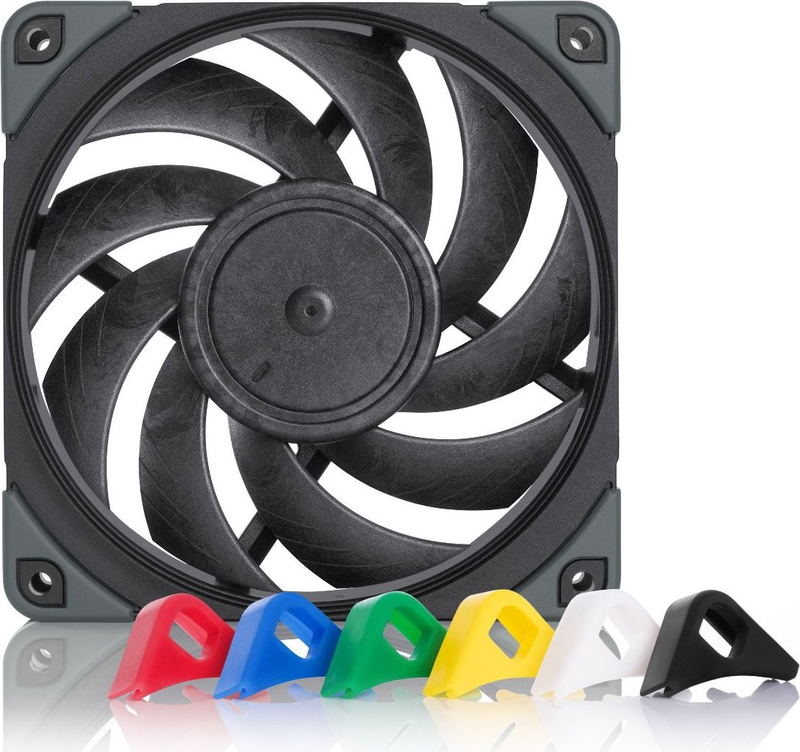 Noctua NF-A12x25 PWMBK Chromax.Black.Swap, 120mm image 2