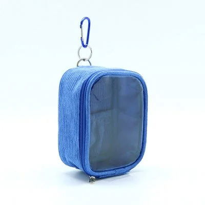 Nui. Corduroy Nui Pouch Blue