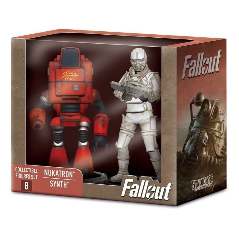 Fallout Collectible Figures Set Nukatron & Synth