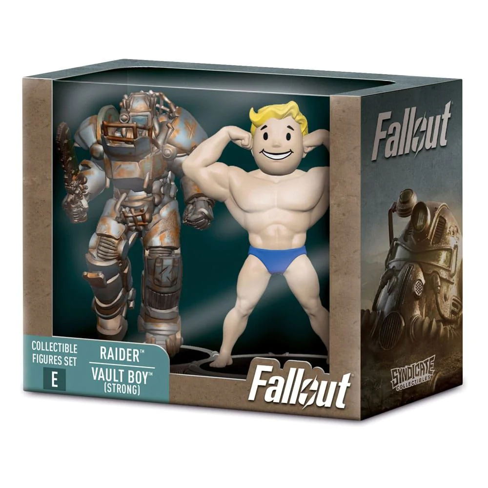 Fallout Collectible Figures Set Raider & Vault Boy (Strong)