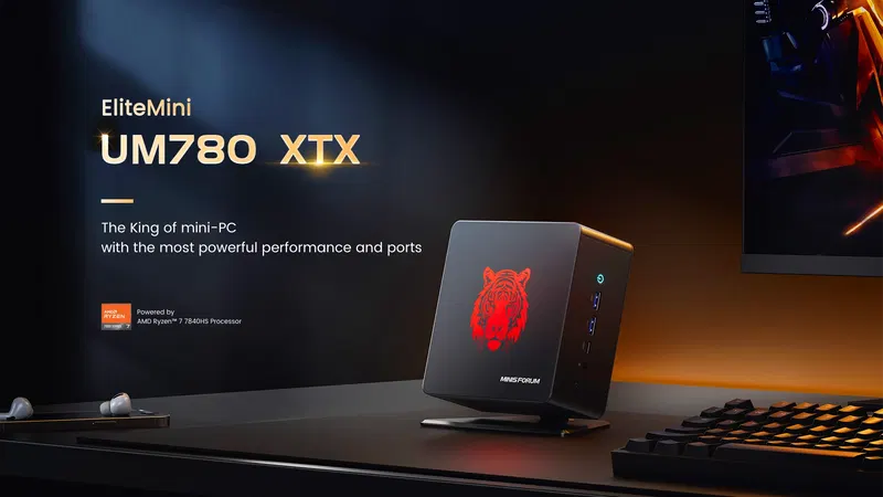 Minisforum UM780 XTX MiniPC R7 7840HS 32GB, 1TB,  Windows 11 Home image 6
