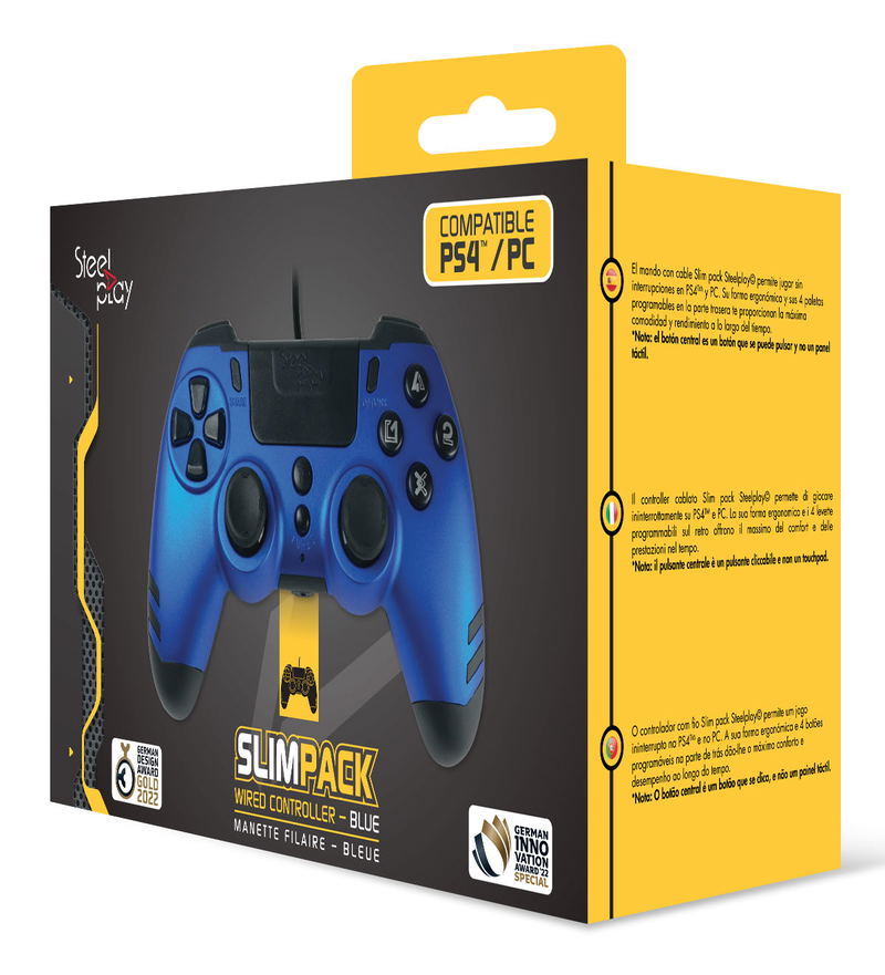 Slim Pack Wired Controller (Sapphire Blue) image 1