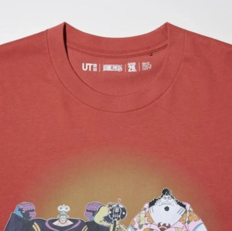 UT TV animation One Piece 25th - Egghead Island T-Shirt (Red | Size XXL) image 2