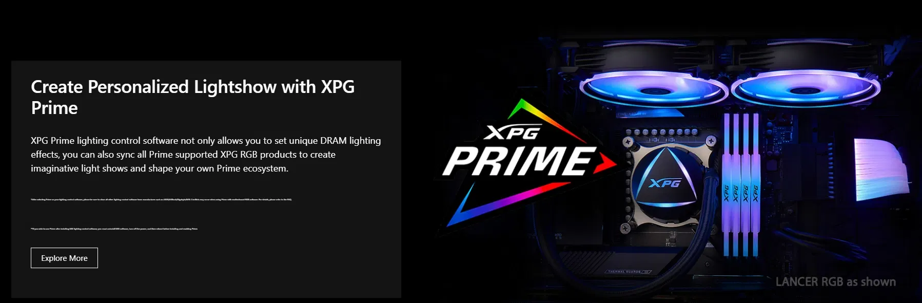 ADATA XPG LANCER RGB Edition DIMM Kit (DDR5-6000, CL30-40-40, On ADATA XPG LANCER RGB Edition DIMM Kit (DDR5-6000, CL30-40-40, On