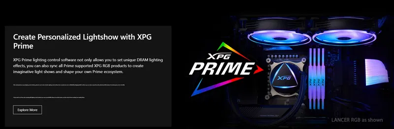 ADATA XPG LANCER RGB Edition DIMM Kit (DDR5-6000, CL30-40-40, On-Die ECC 32GB) image 4