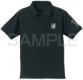 Attack On Titan - Survey Corps Embroidered Polo Shirt (Black | Size L) thumbnail 1