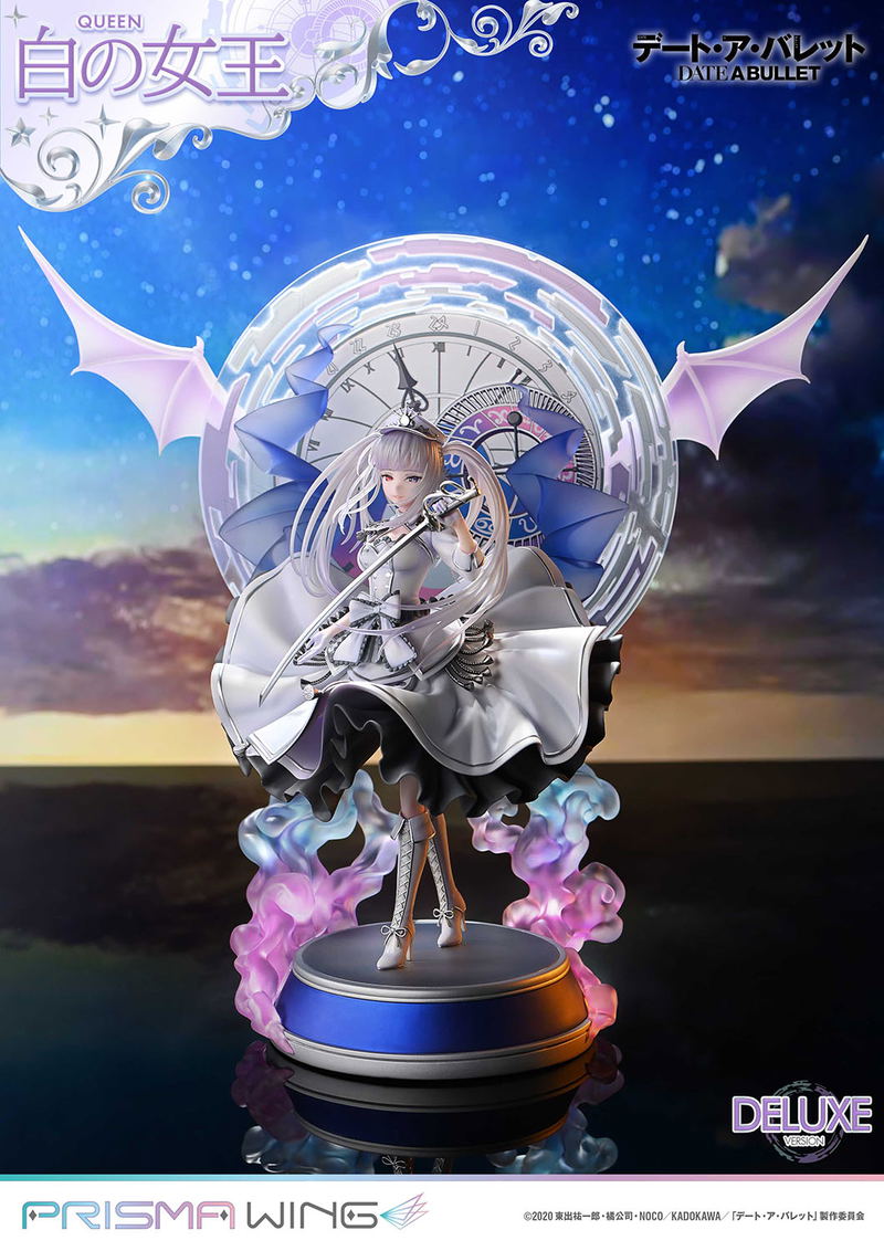 Prisma Wing Date A Bullet 1/7 Scale Pre-Painted Figure: White Queen DX Edition image 1