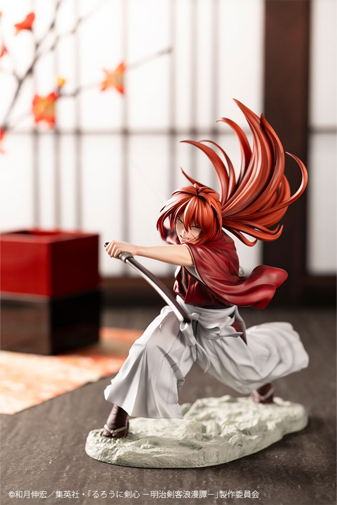 ARTFX J Rurouni Kenshin Meiji Swordsman Romantic Story 1/8 Scale Pre-Painted Figure: Himura Kenshin image 2