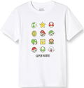 Super Mario - Mario Icon T-shirt (White | Size XL) thumbnail 1