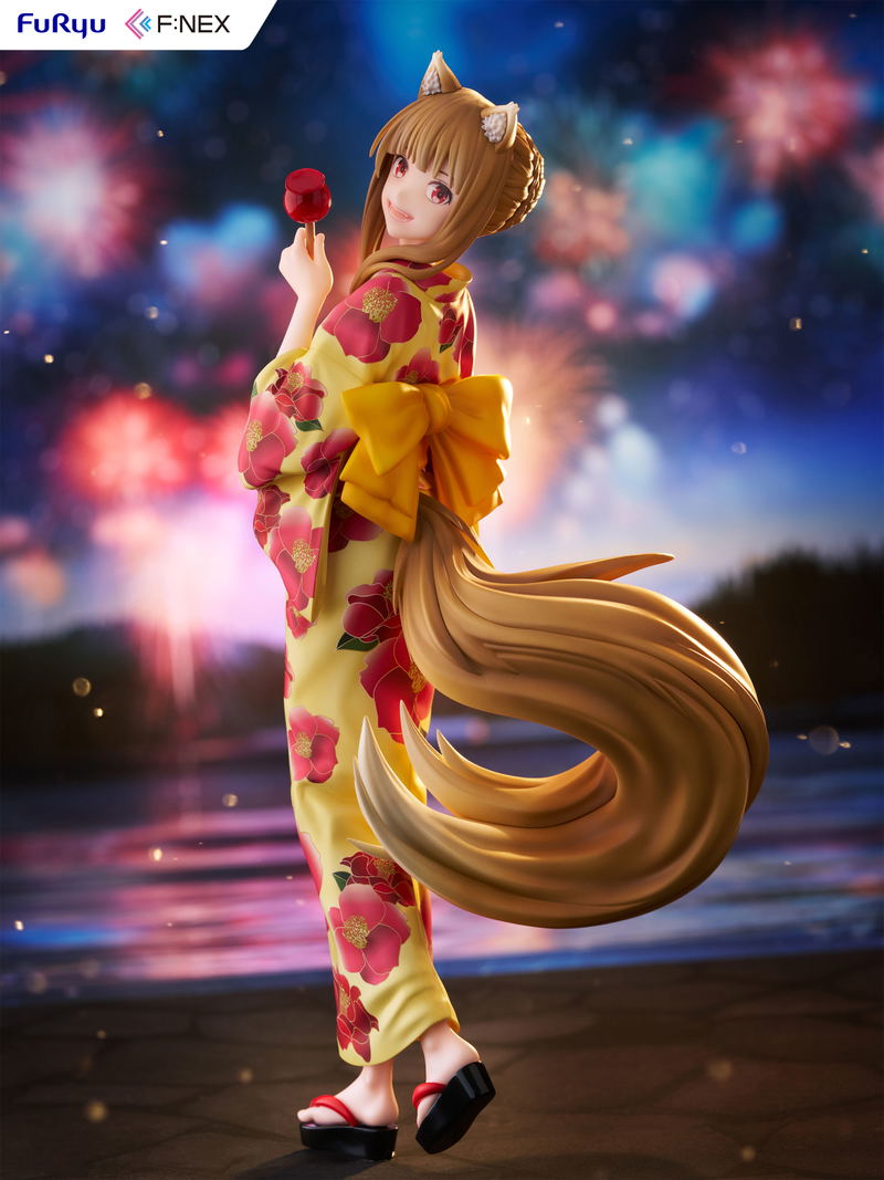 Spice and Wolf Merchant Meets the Wise Wolf 1/7 Scale Pre-Painted Figure: Holo Yukata Ver. image 10