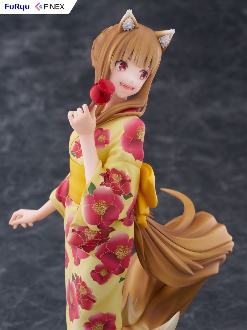 Spice and Wolf Merchant Meets the Wise Wolf 1/7 Scale Pre-Painted Figure: Holo Yukata Ver. image 7