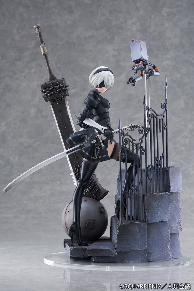 NieR:Automata Ver1.1a 1/7 Scale Pre-Painted Figure: 2B (YoRHa No. 2 Type B) -Search- image 2