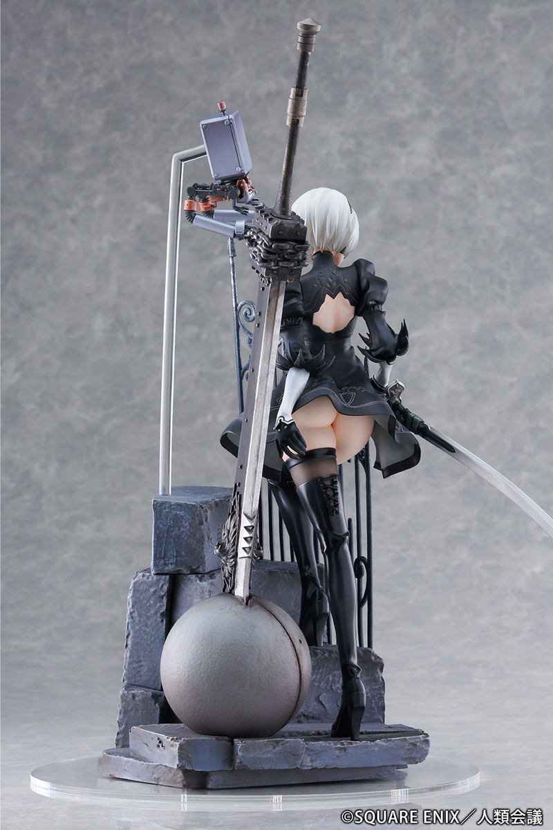 NieR:Automata Ver1.1a 1/7 Scale Pre-Painted Figure: 2B (YoRHa No. 2 Type B) -Search- image 4