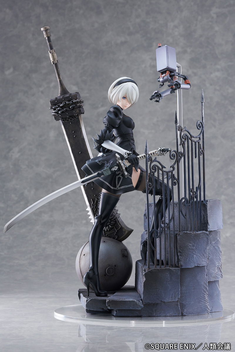 NieR:Automata Ver1.1a 1/7 Scale Pre-Painted Figure: 2B (YoRHa No. 2 Type B) -Search- image 6