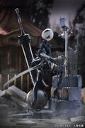 NieR:Automata Ver1.1a 1/7 Scale Pre-Painted Figure: 2B (YoRHa No. 2 Type B) -Search- thumbnail 8