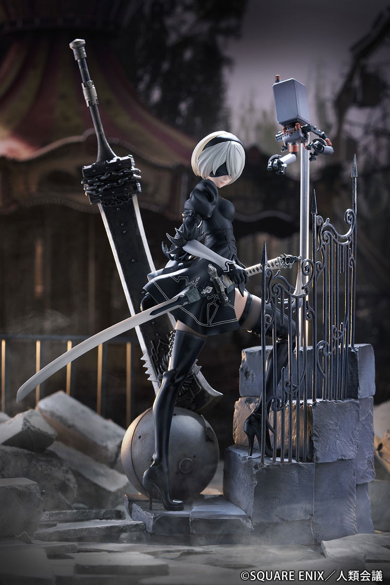 NieR:Automata Ver1.1a 1/7 Scale Pre-Painted Figure: 2B (YoRHa No. 2 Type B) -Search- image 8