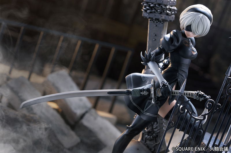 NieR:Automata Ver1.1a 1/7 Scale Pre-Painted Figure: 2B (YoRHa No. 2 Type B) -Search- image 10