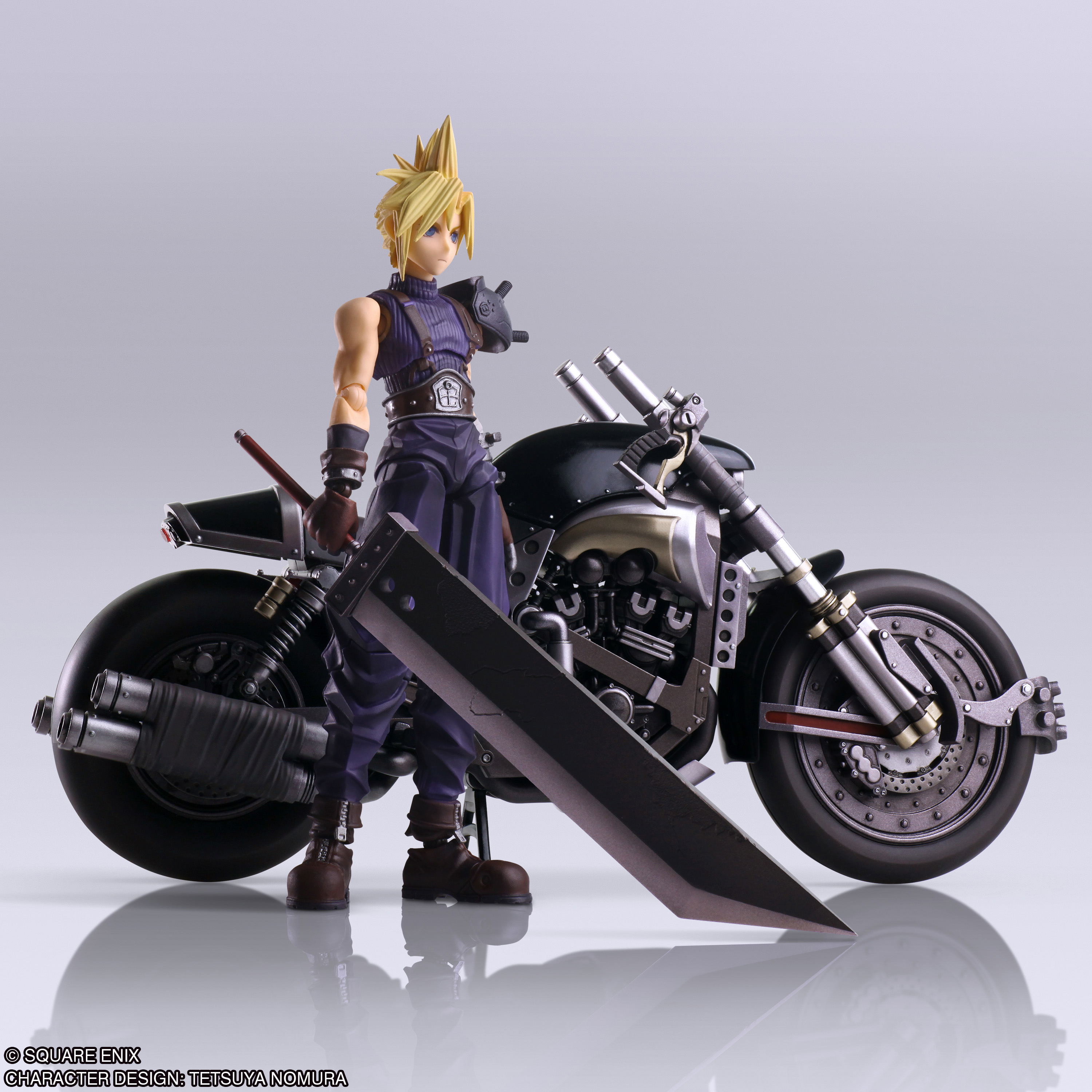 Final Fantasy VII Bring Arts: Cloud Strife & Hardy Daytona