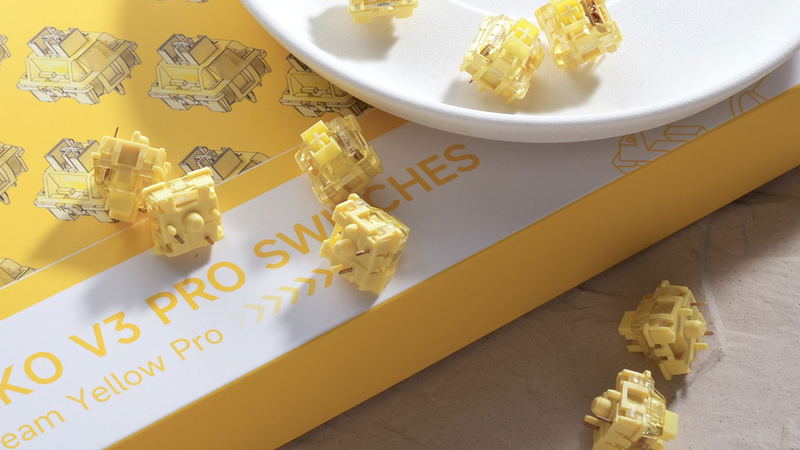 Akko V3 Creamy Yellow Pro Switch (45pcs) image 3